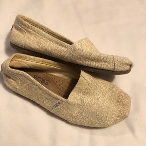 Bobs from Skechers beige flat slip on